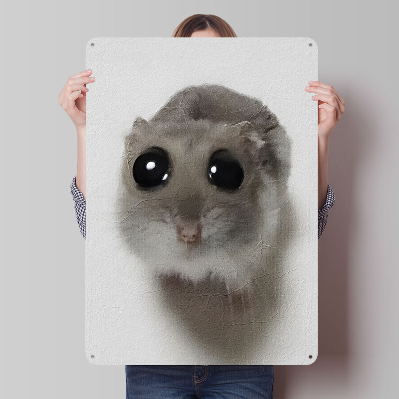 Hamster Meme Poster Customized - Retro Gaming Meme บทวิจารณ์และราคา