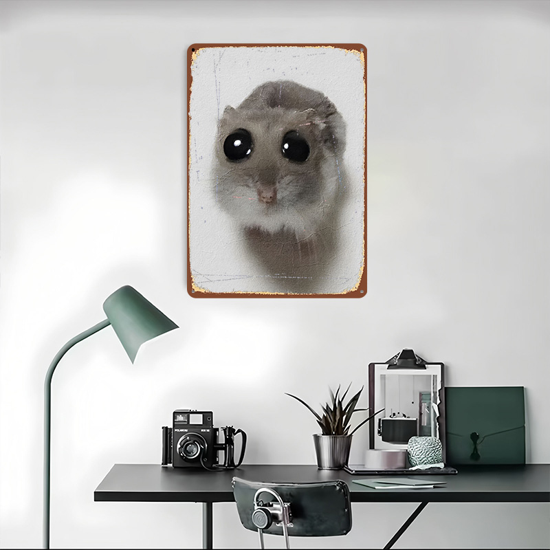 Hamster Meme Poster Customized - Retro Gaming Meme บทวิจารณ์และราคา