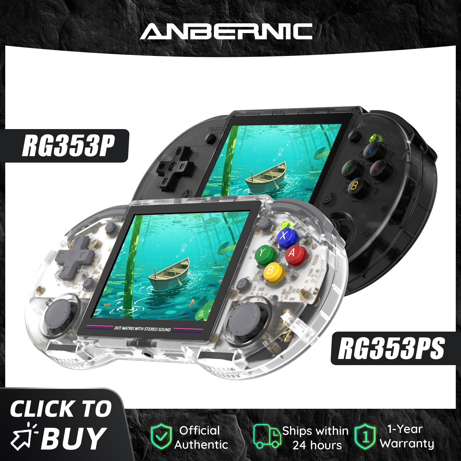Anbernic  RG353P RG353PS 64 Bi - Retro Gaming Upscaler บทวิจารณ์และราคา