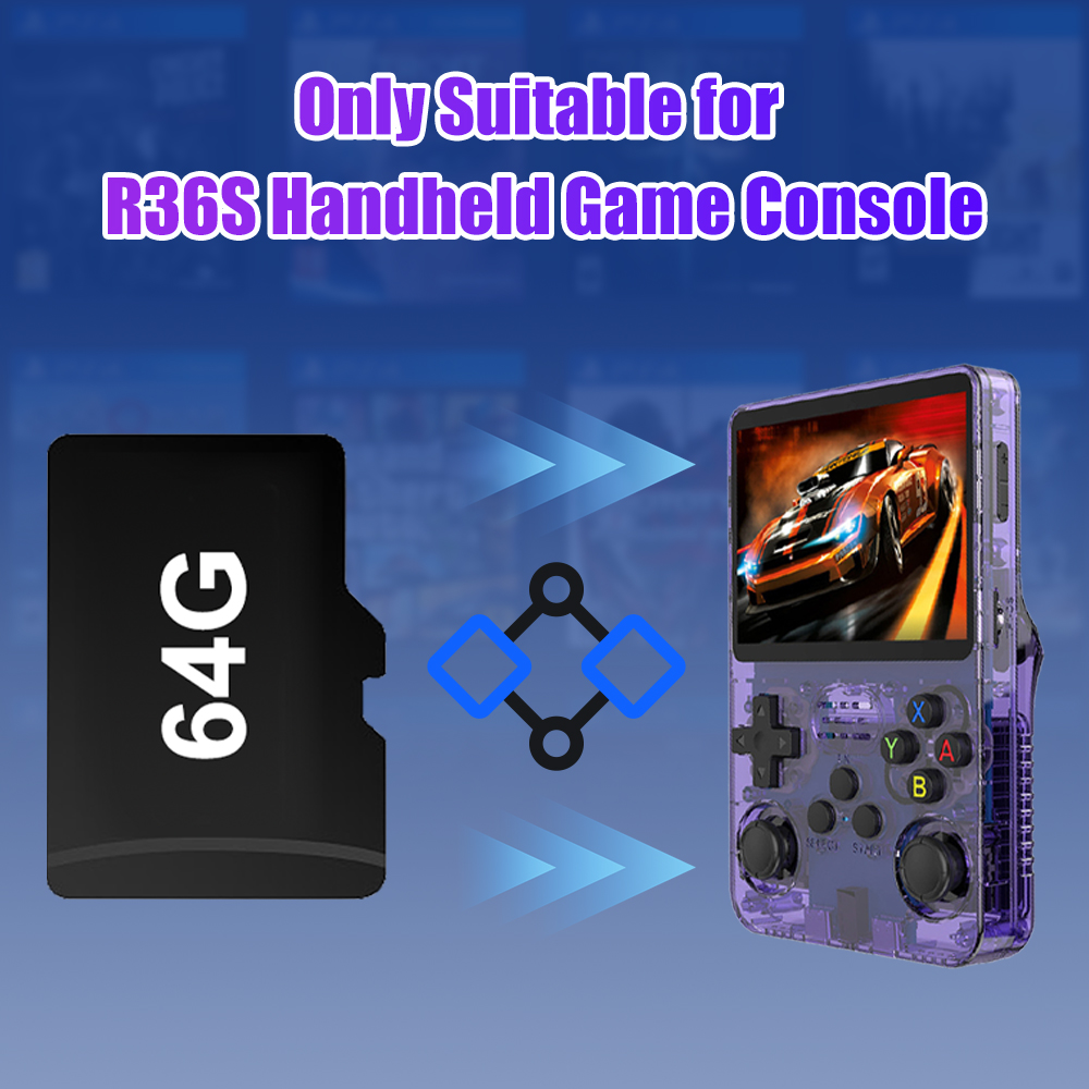 64G Game TF Card for R36S Vide - Retro Gaming R36S บทวิจารณ์และราคา
