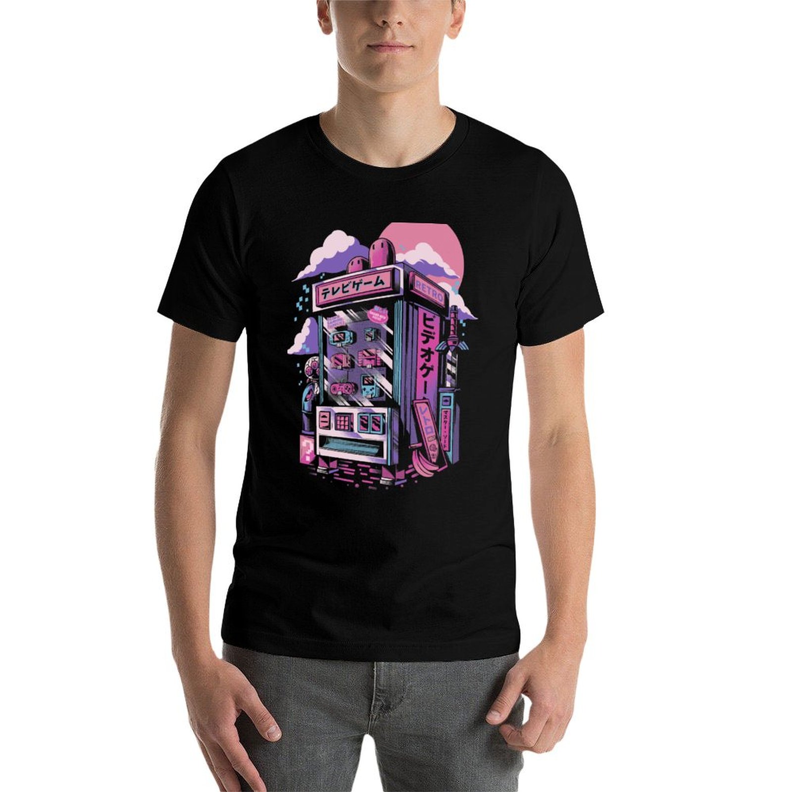 Retro gaming machine T-Shirt F - Retro Gaming Festival บทวิจารณ์และราคา