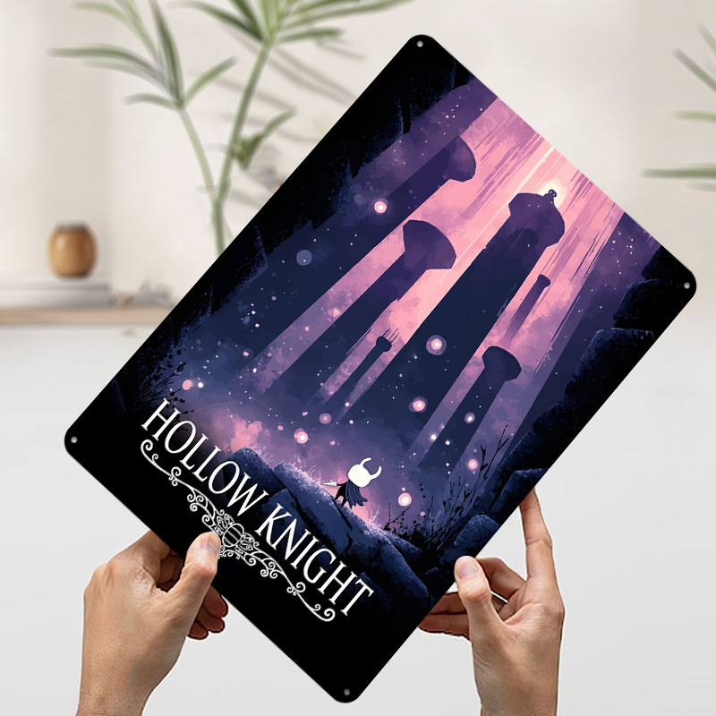 Hollow Knight Game Printed Pos - Retro Knight Gaming บทวิจารณ์และราคา