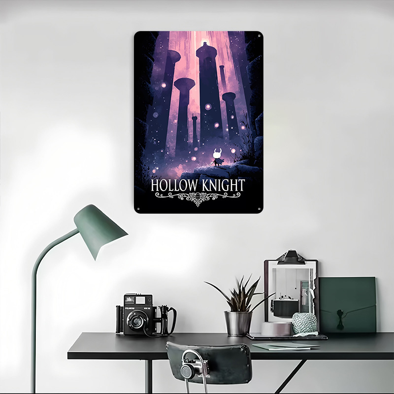 Hollow Knight Game Printed Pos - Retro Knight Gaming บทวิจารณ์และราคา