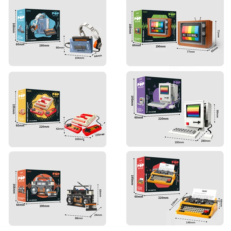 Retro DIY Building Blocks TV R - Retro Gaming Us บทวิจารณ์และราคา