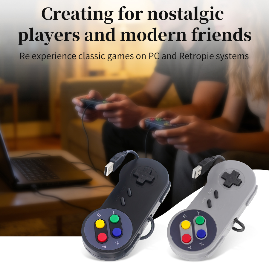 Wired USB Gamepad Retro Gaming - Retro Gaming Raspberry Pi 4 บทวิจารณ์และราคา