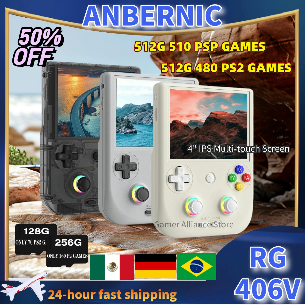 ANBERNIC RG406V RG 406V Retro  - Retro Gaming Upscaler บทวิจารณ์และราคา