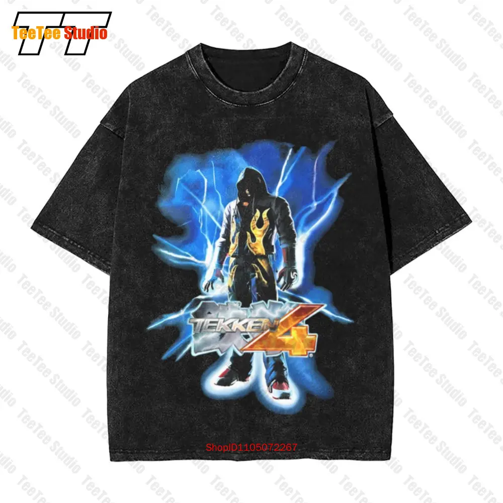 Vintage Tekken 4 Namco Promo A - Retro Gaming T Shirt บทวิจารณ์และราคา