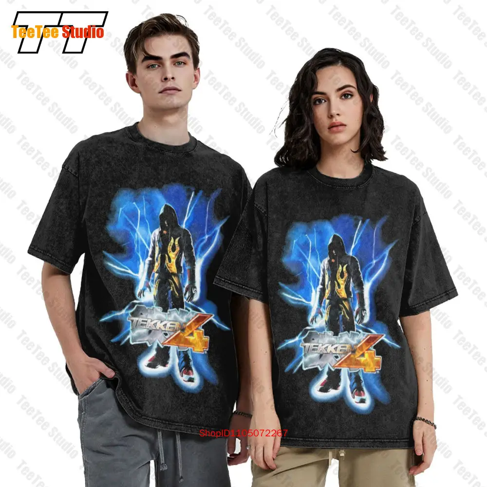 Vintage Tekken 4 Namco Promo A - Retro Gaming T Shirt บทวิจารณ์และราคา