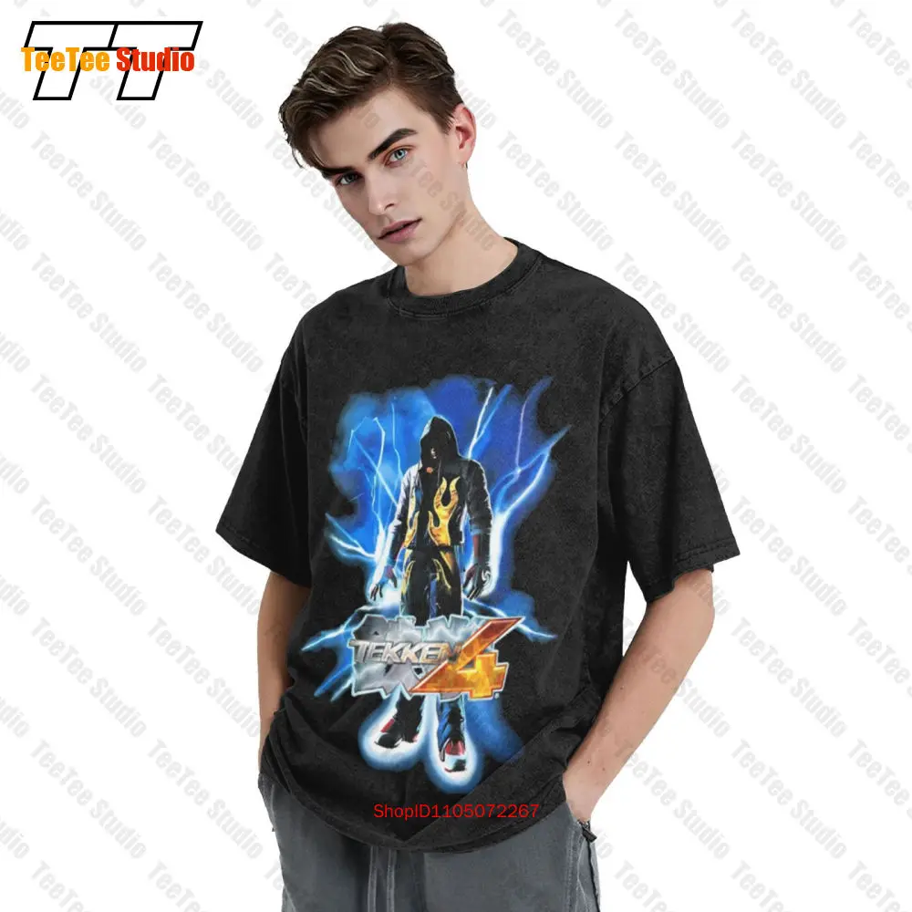Vintage Tekken 4 Namco Promo A - Retro Gaming T Shirt บทวิจารณ์และราคา