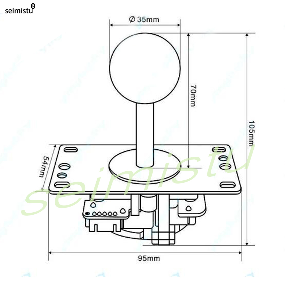 Joystick Copy Sanwa arcade Joy - Retro Gaming Joystick บทวิจารณ์และราคา
