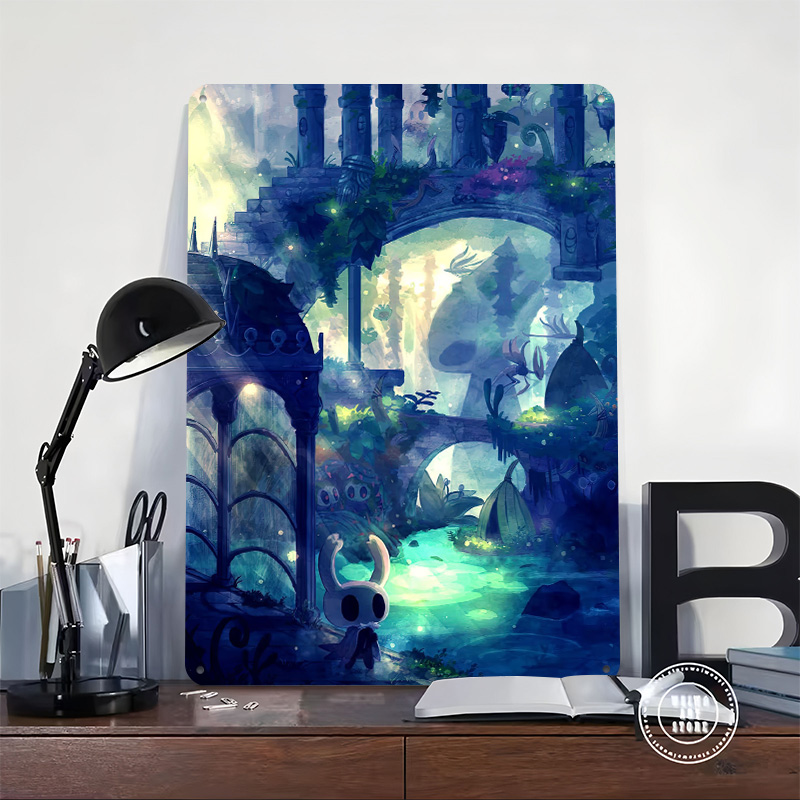 Hollow Knight Printed Poster C - Retro Knight Gaming บทวิจารณ์และราคา