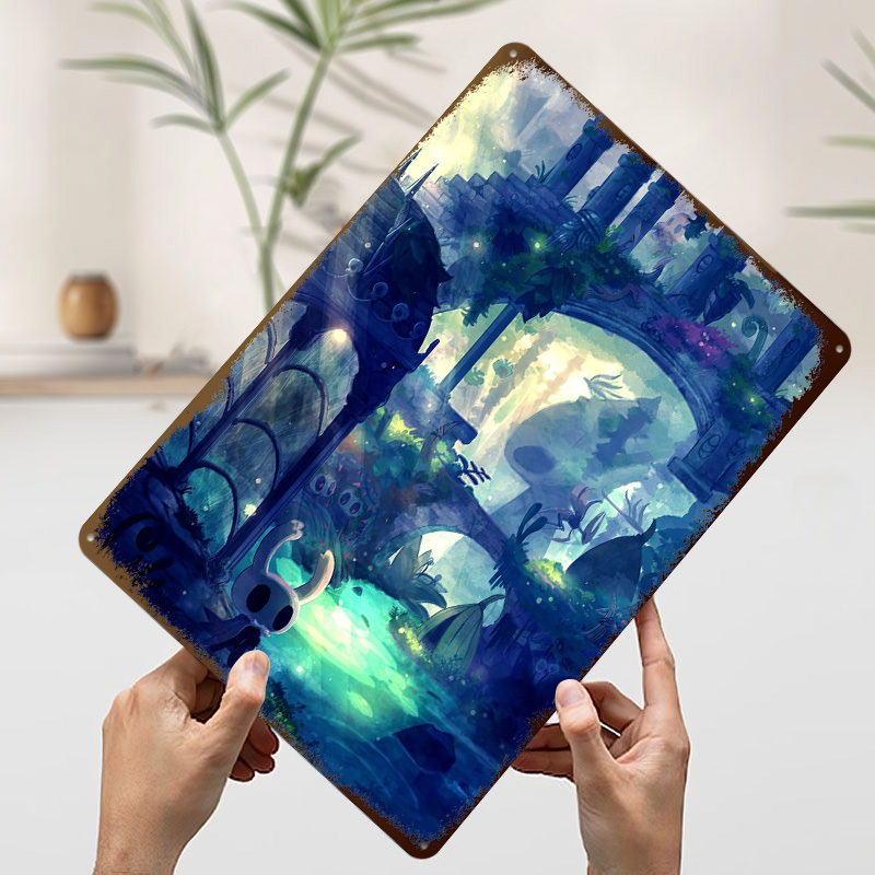 Hollow Knight Printed Poster C - Retro Knight Gaming บทวิจารณ์และราคา