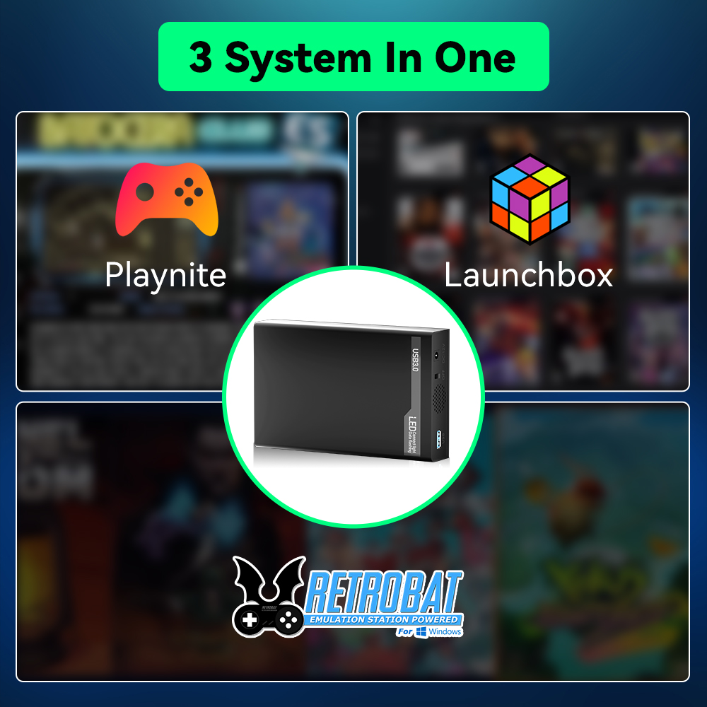 MIX500G Game Hard Drive With 3 - Retro Gaming Play Zone บทวิจารณ์และราคา