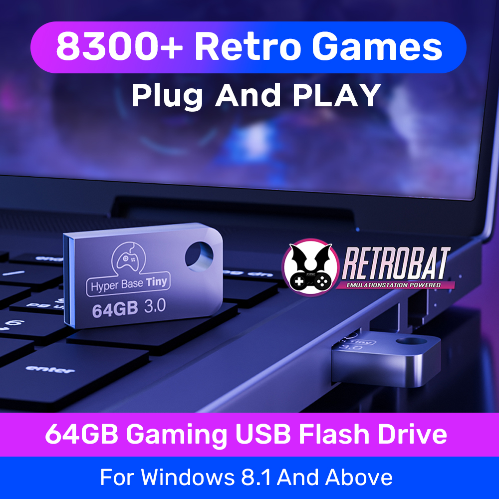 Retrobat 64G Gaming USB Flash  - Retro Gaming Emulator Pc บทวิจารณ์และราคา