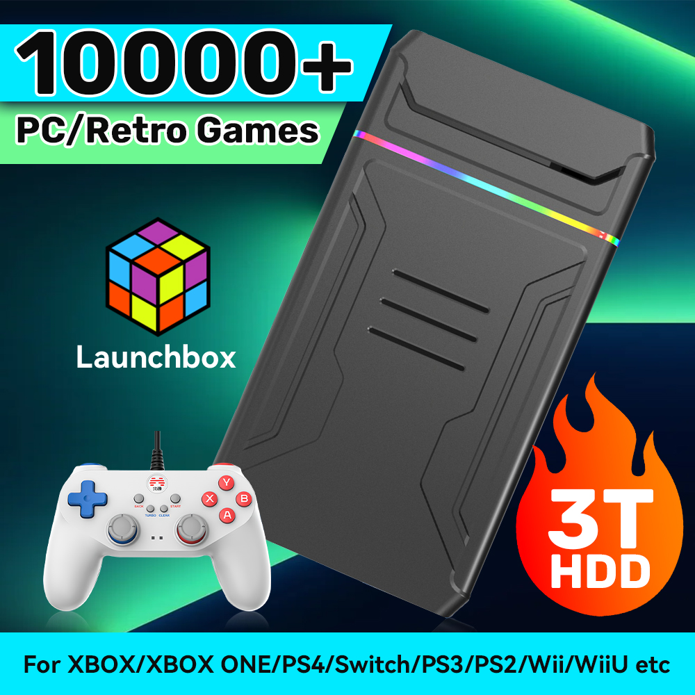 3TB Gaming Hard Drive With 100 - Retro Gaming Emulator Pc บทวิจารณ์และราคา