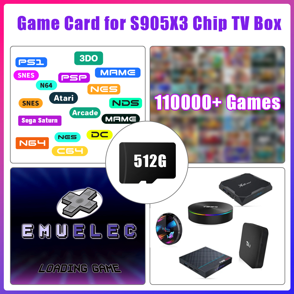 Game TF Card for S905X3 Chip T - Retro Gaming Console บทวิจารณ์และราคา