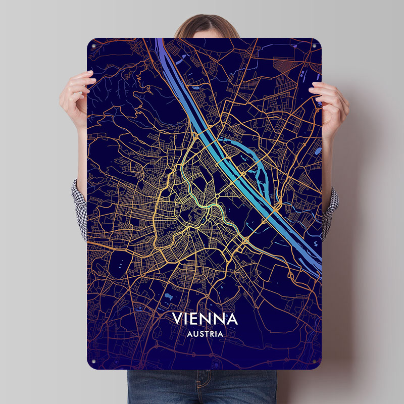 Vienna Printed Poster Customiz - Retro Gaming Vienna บทวิจารณ์และราคา