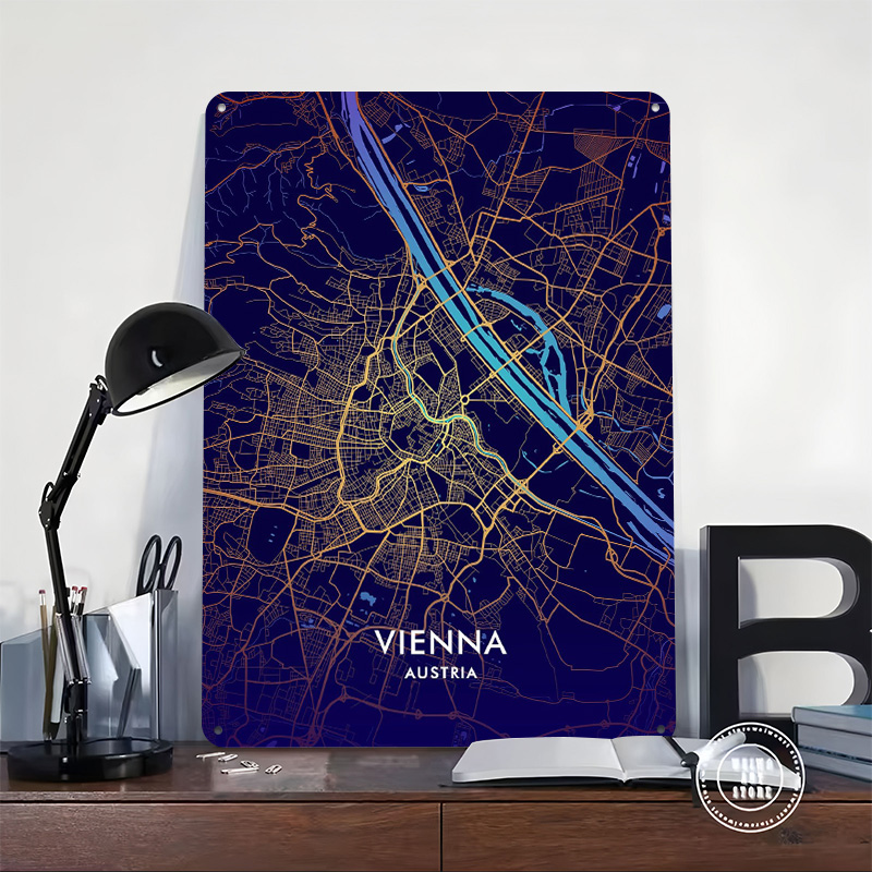Vienna Printed Poster Customiz - Retro Gaming Vienna บทวิจารณ์และราคา