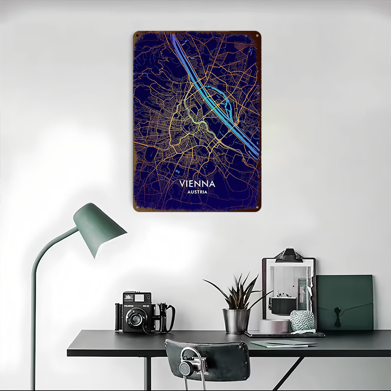 Vienna Printed Poster Customiz - Retro Gaming Vienna บทวิจารณ์และราคา