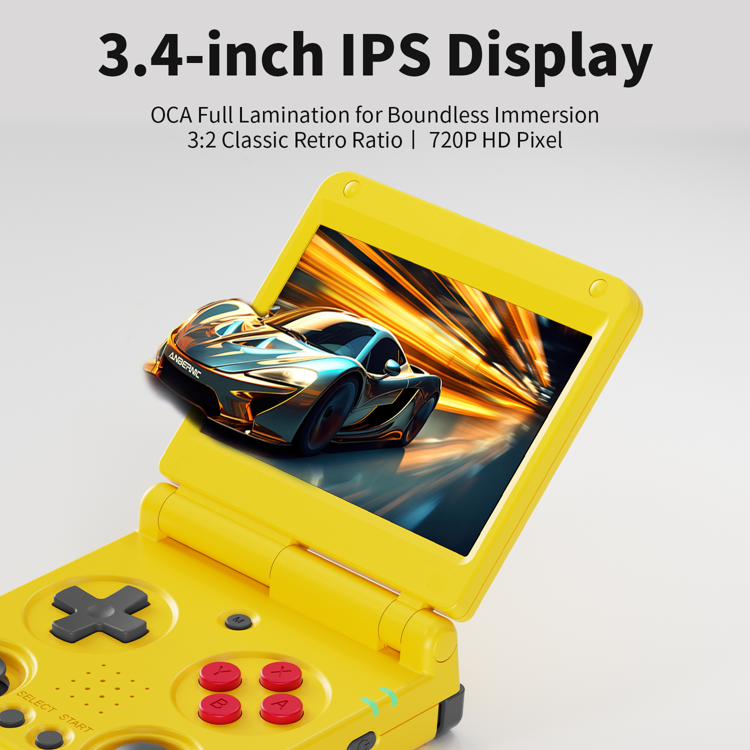 Anbernic RG34XXSP 3.4-Inch IPS - Retro Gaming Upscaler บทวิจารณ์และราคา
