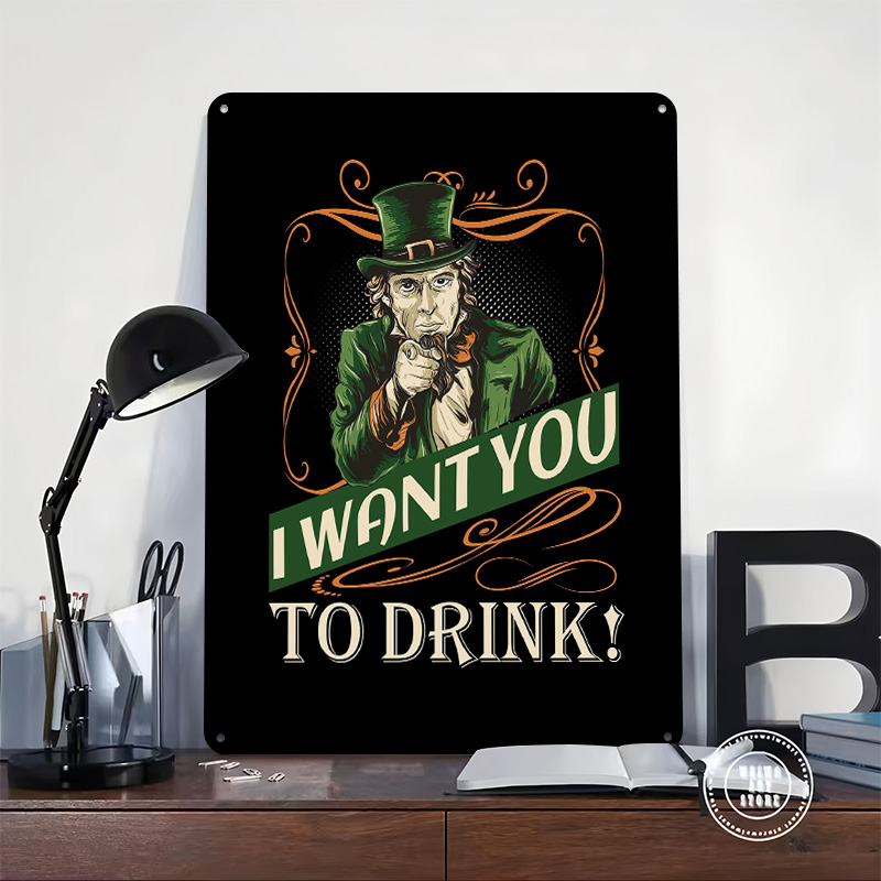 St Patricks Day Meme Tinplate  - Retro Gaming Meme บทวิจารณ์และราคา