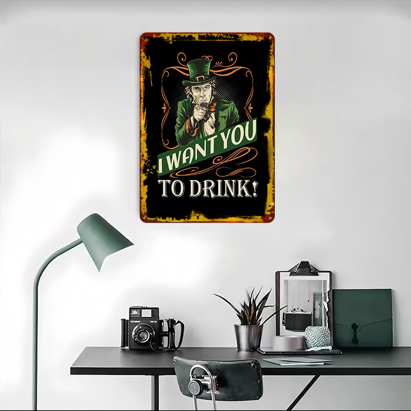 St Patricks Day Meme Tinplate  - Retro Gaming Meme บทวิจารณ์และราคา