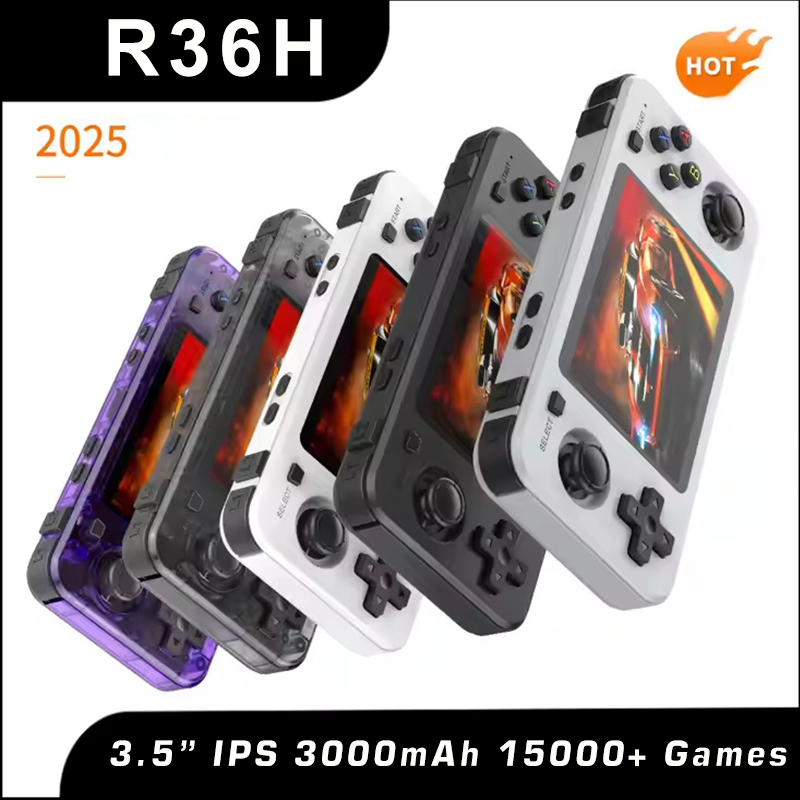 New R36H Retro Handheld Consol - Retro Gaming R36S บทวิจารณ์และราคา