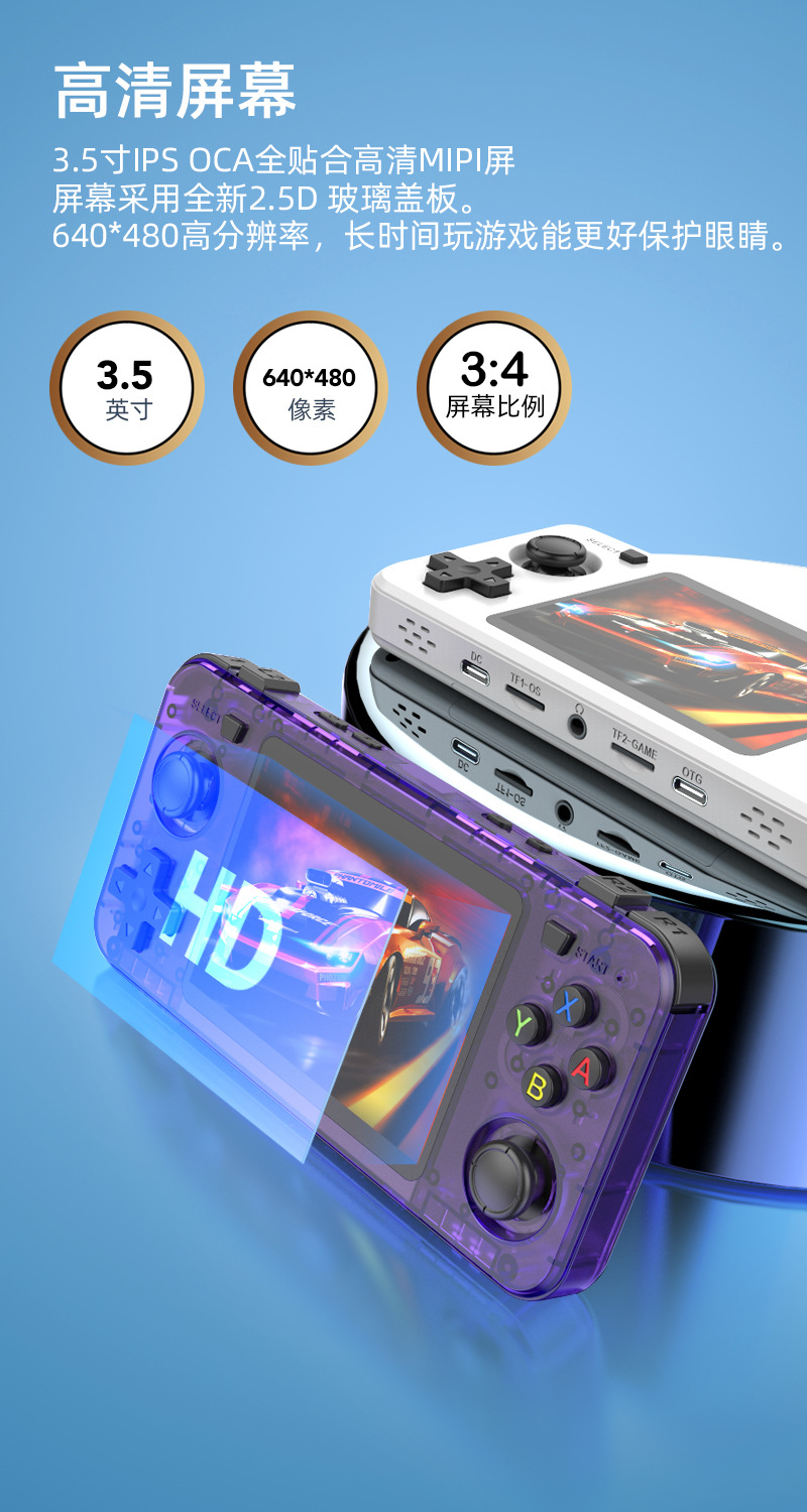 New R36H Retro Handheld Consol - Retro Gaming R36S บทวิจารณ์และราคา