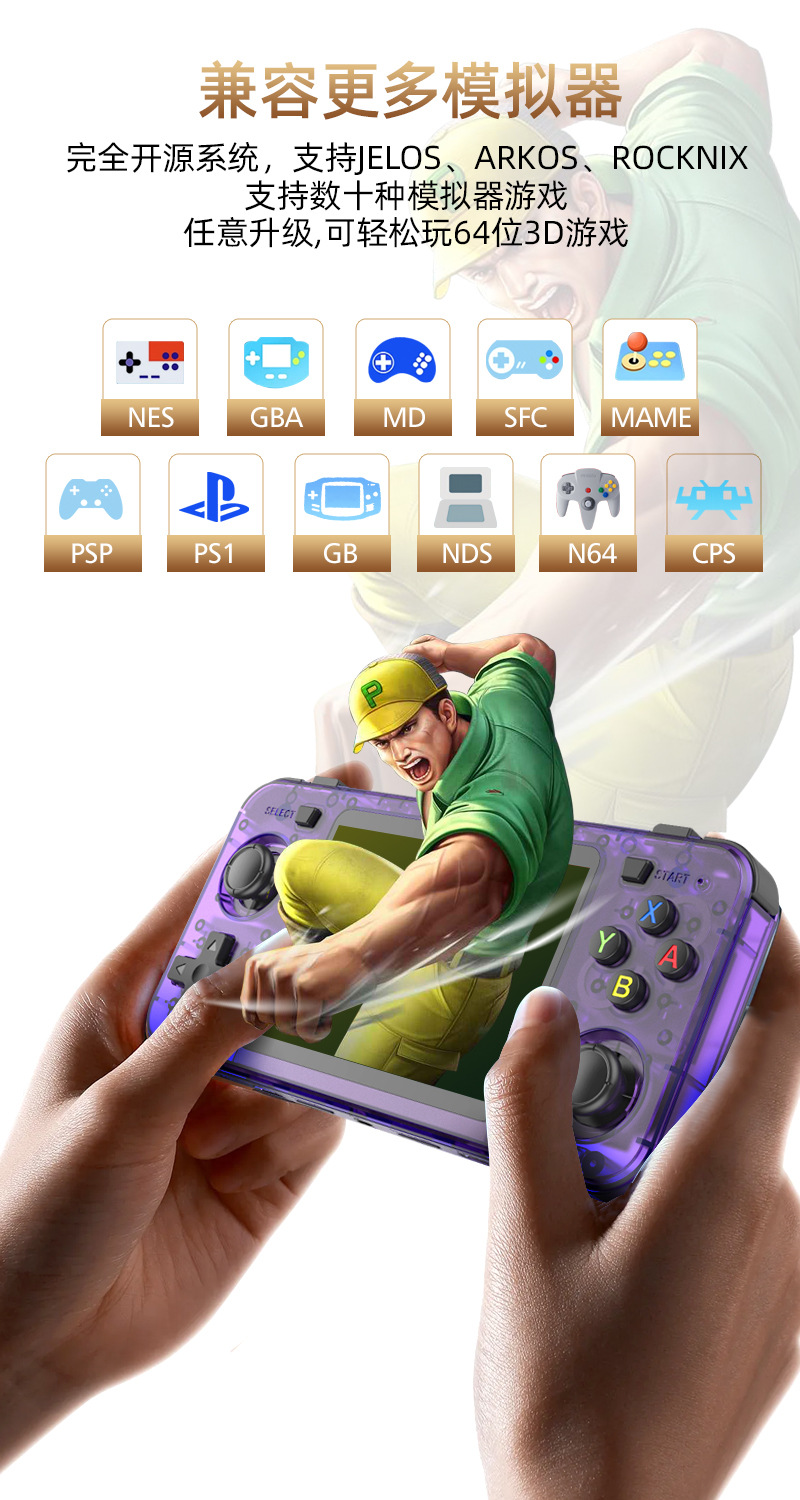 New R36H Retro Handheld Consol - Retro Gaming R36S บทวิจารณ์และราคา