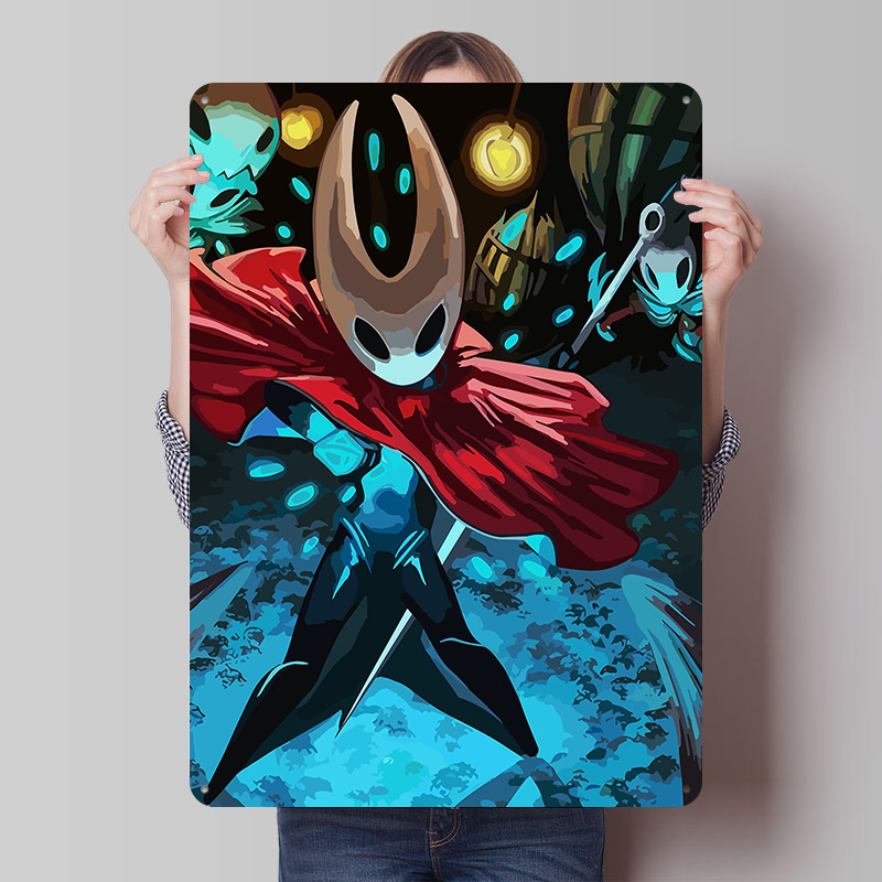 Hollow Knight Gaming Tin Poste - Retro Knight Gaming บทวิจารณ์และราคา