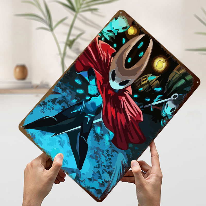 Hollow Knight Gaming Tin Poste - Retro Knight Gaming บทวิจารณ์และราคา