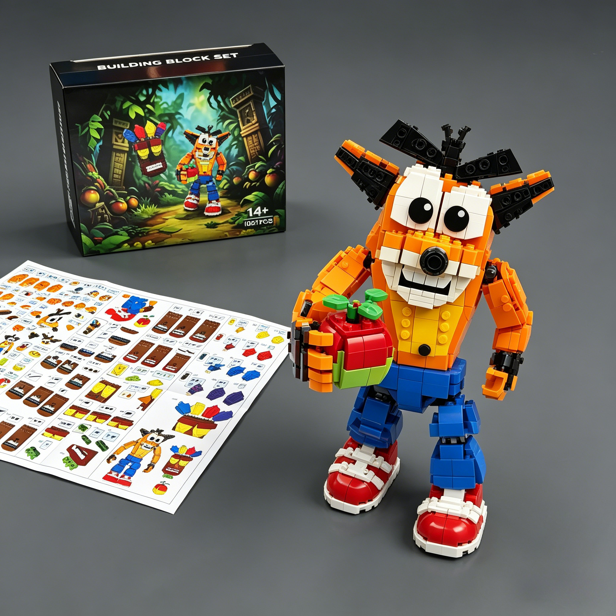 Crashed Bandicooted Building B - Retro Gaming Lego บทวิจารณ์และราคา