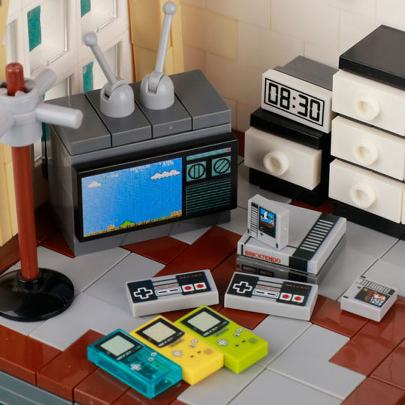MOC Game Console Computer Mode - Retro Gaming Lego บทวิจารณ์และราคา