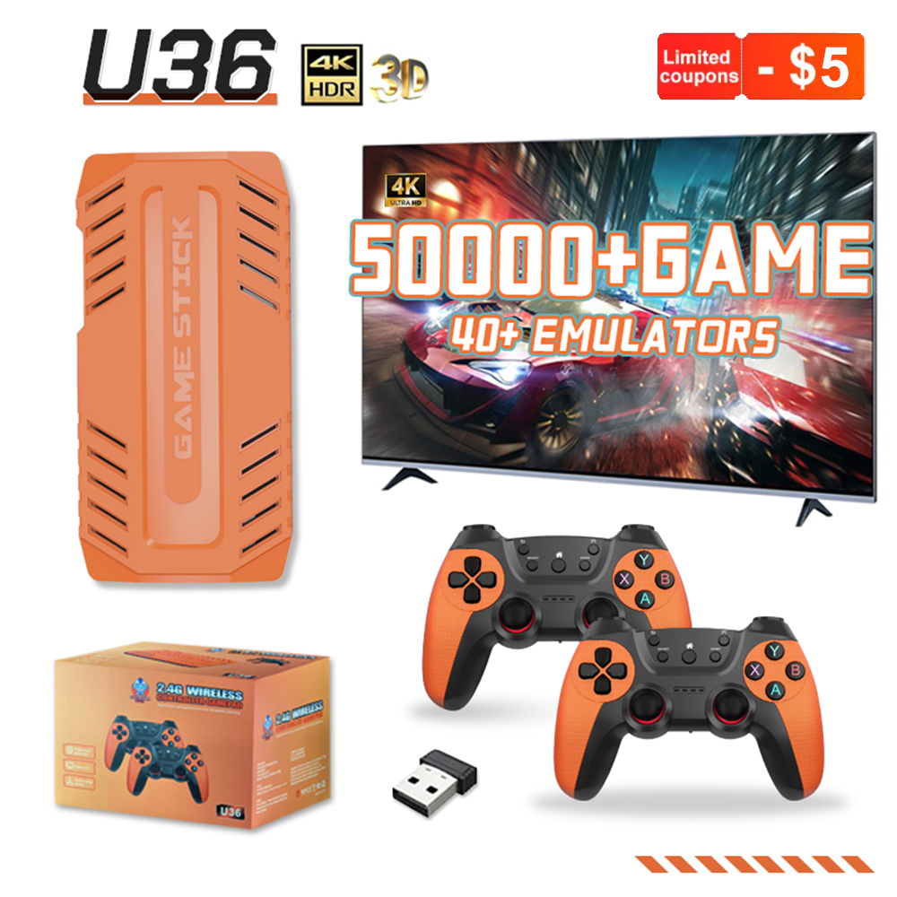 U36 Wireless Game Stick Retro  - Retro Gaming Emulator Pc บทวิจารณ์และราคา