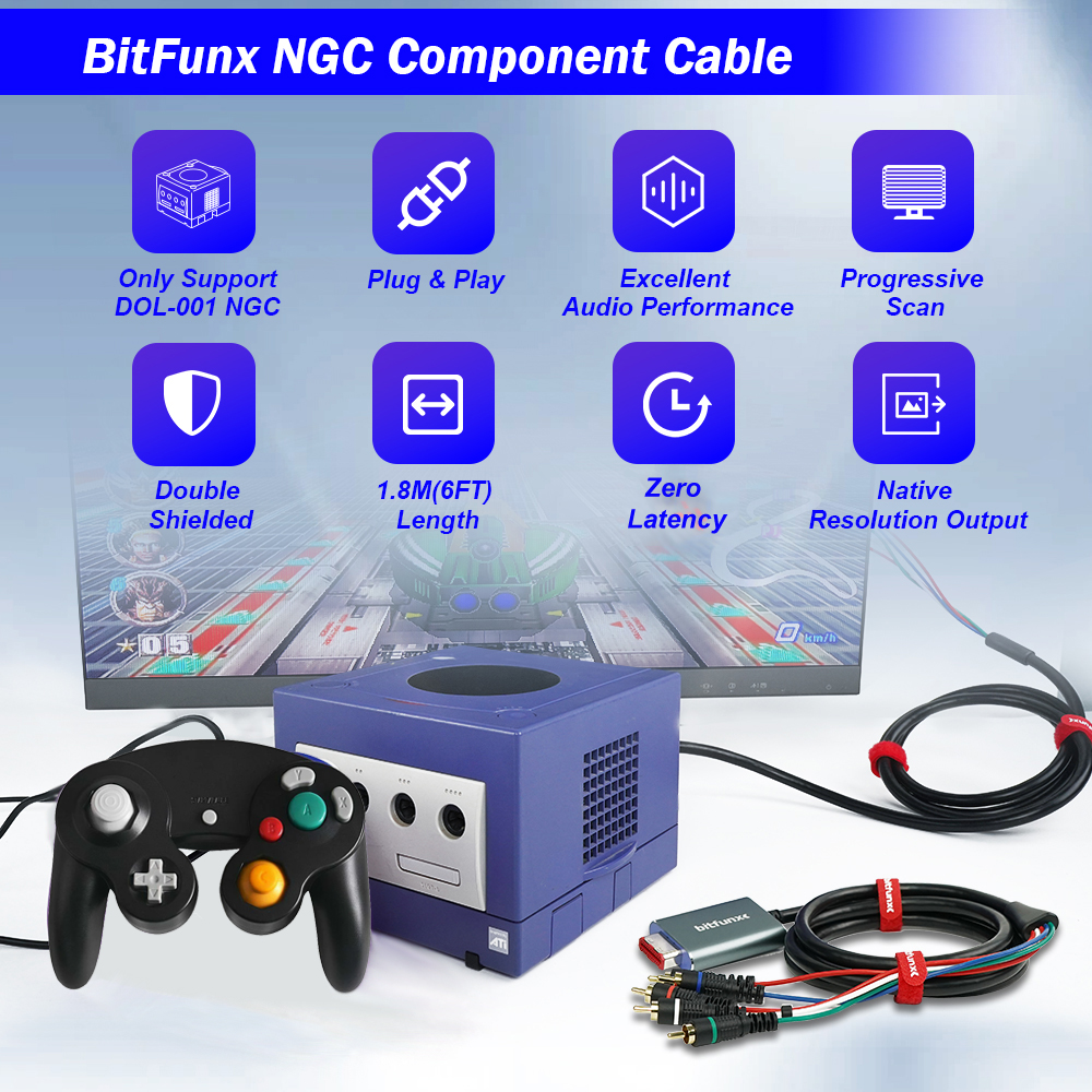 Bitfunx Component Video 5RCA Y - Retro Gaming Upscaler บทวิจารณ์และราคา