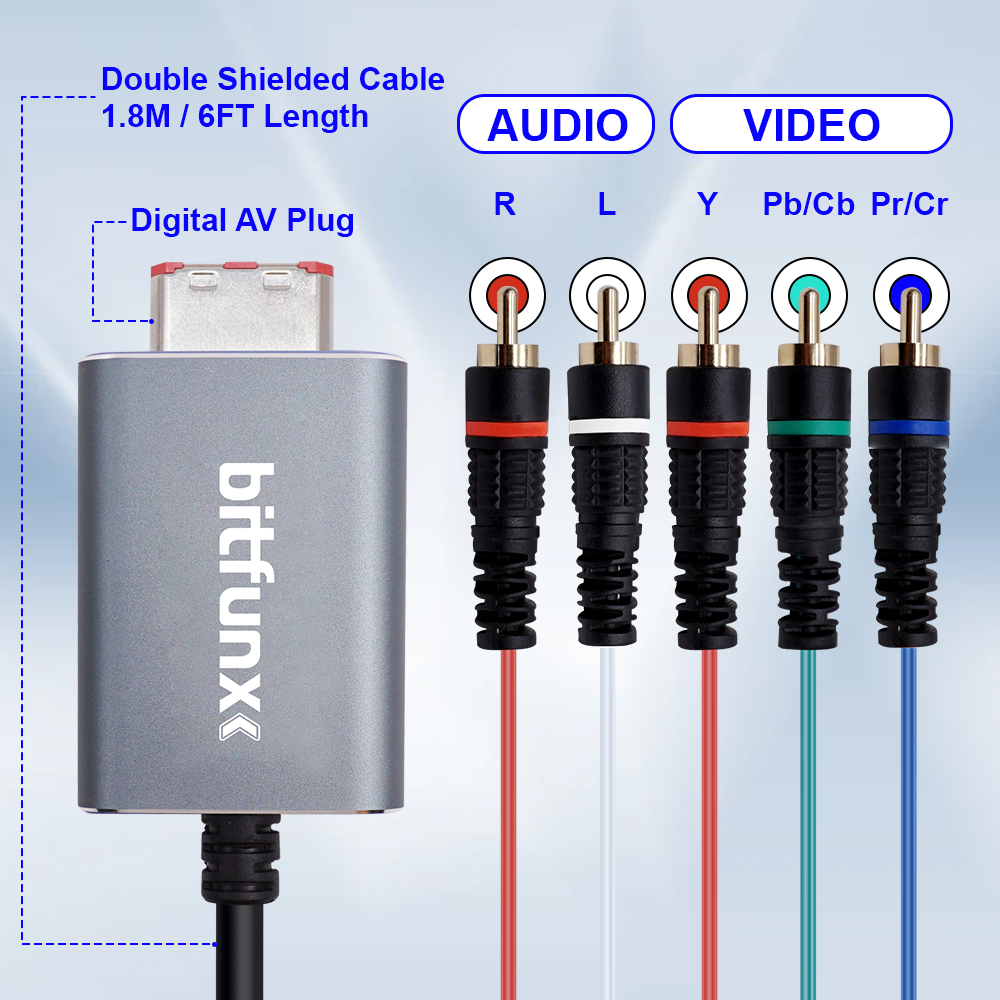 Bitfunx Component Video 5RCA Y - Retro Gaming Upscaler บทวิจารณ์และราคา