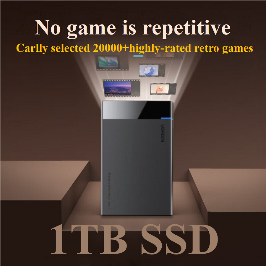 Retro Game 1TB SSD Console con - Retro Gaming Play Zone บทวิจารณ์และราคา