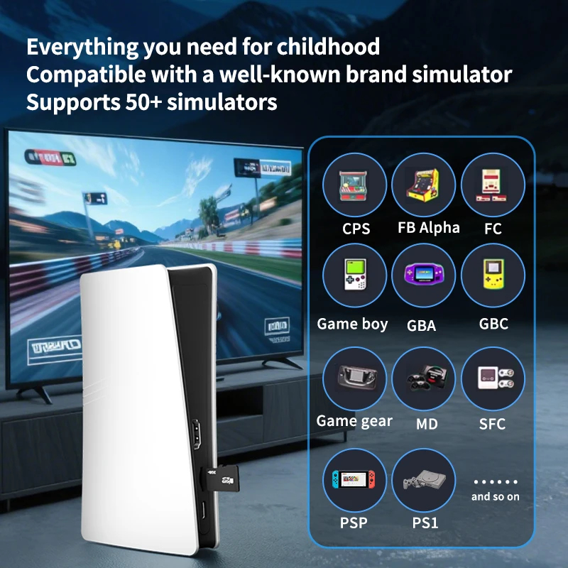 4K Retro RS5 TV Game Console – - Retro Gaming Game Stick บทวิจารณ์และราคา