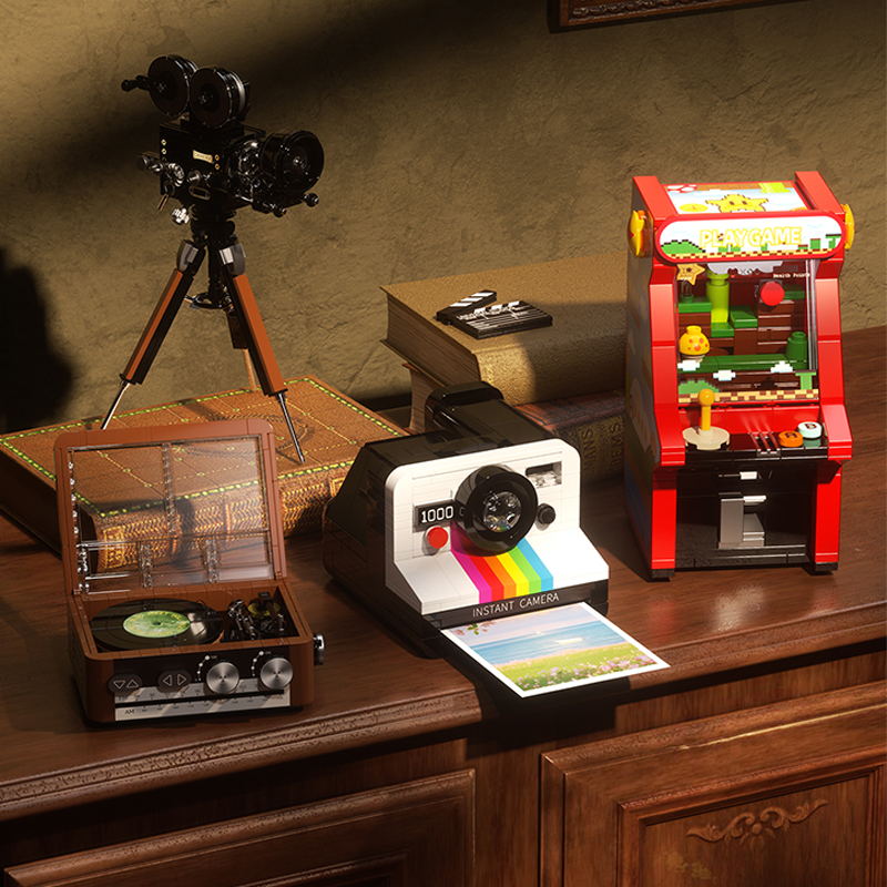 Retro Ornament Vintage Camera  - Retro Gaming Lego บทวิจารณ์และราคา