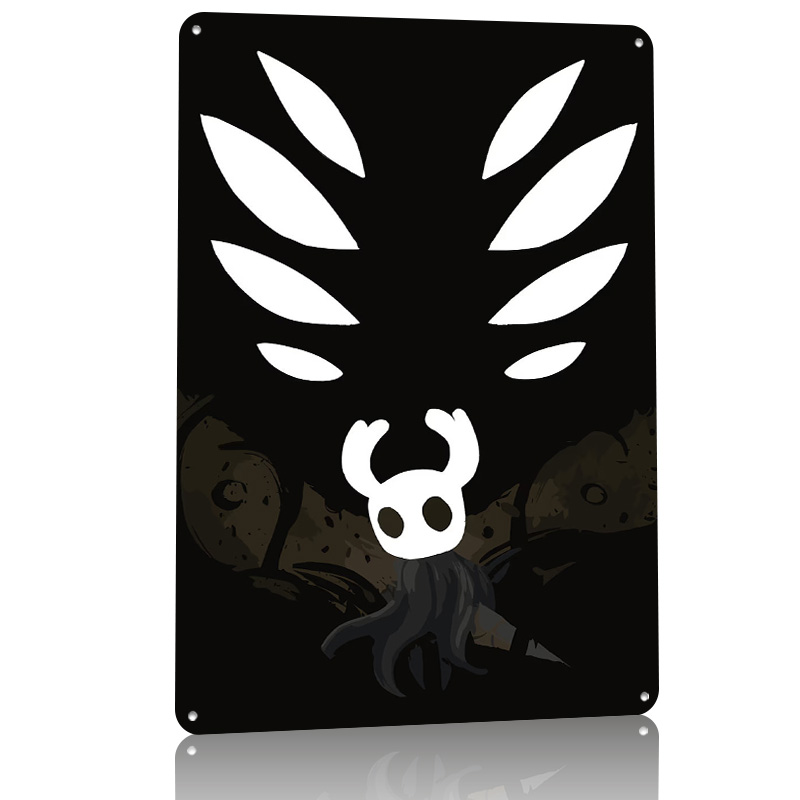 Hollow Knight Metal Poster Cus - Retro Knight Gaming บทวิจารณ์และราคา