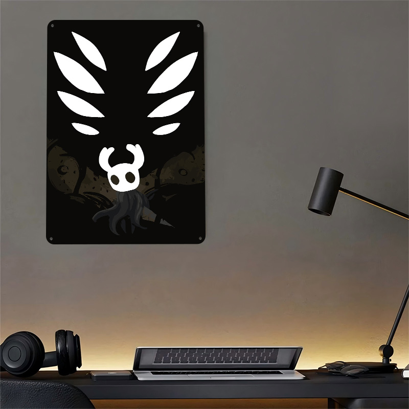 Hollow Knight Metal Poster Cus - Retro Knight Gaming บทวิจารณ์และราคา