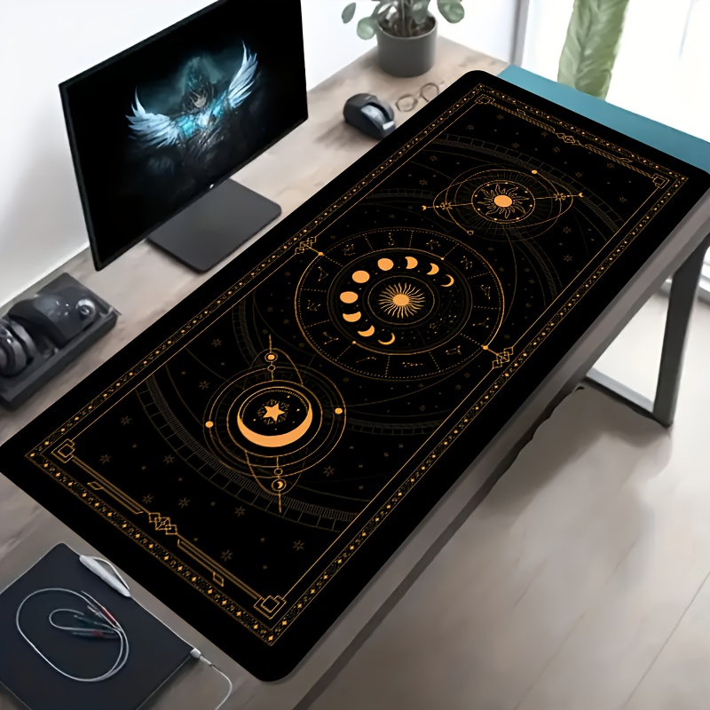 Golden Retro Zodiac Astrology  - Retro Gaming Desk Setup บทวิจารณ์และราคา