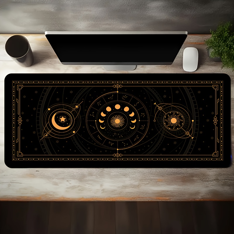 Golden Retro Zodiac Astrology  - Retro Gaming Desk Setup บทวิจารณ์และราคา
