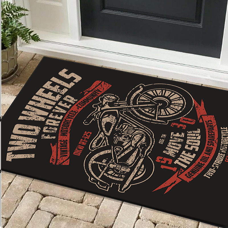 Motorcycle themed desk rug for - Retro Gaming Desk Setup บทวิจารณ์และราคา