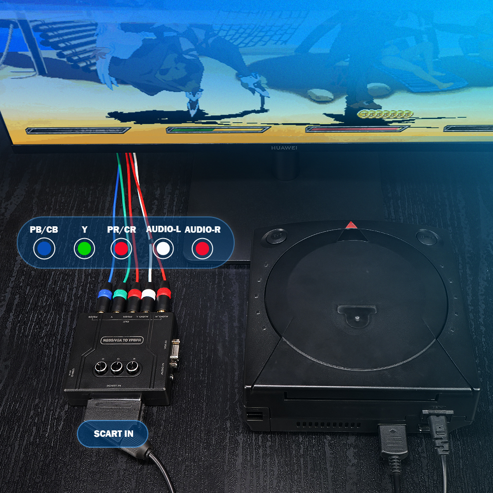 RGBS VGA to YPBPR Component Co - Retro Gaming Setup บทวิจารณ์และราคา