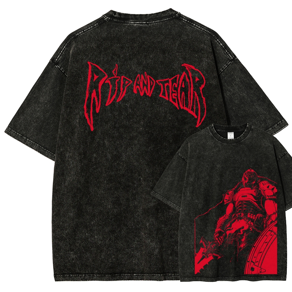 Classic FPS Game DOOM Retro St - Retro Gaming T Shirt บทวิจารณ์และราคา